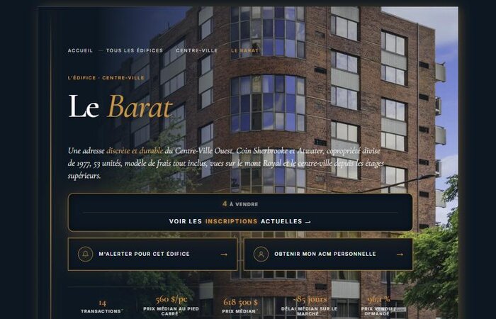Aperçu de la page premium Le Barat